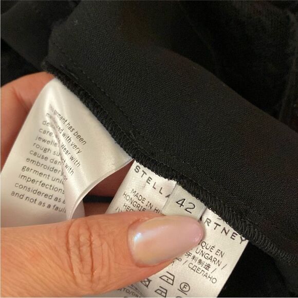 NWT Stella McCartney Black  Wave Dress, M - Picture 15 of 16